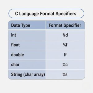 C Veri Tipleri & Format Belirleyiciler