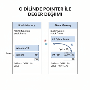 Fonksiyonlarda parametreler ve pointer 